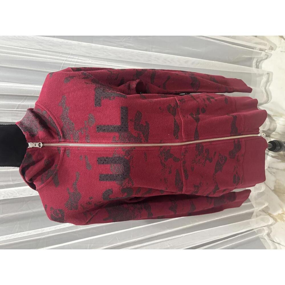 CULT OF INDIVIDUALITY Camouflage Zip-Up Hoodie 'CULT' Lettering NWT Sz Small